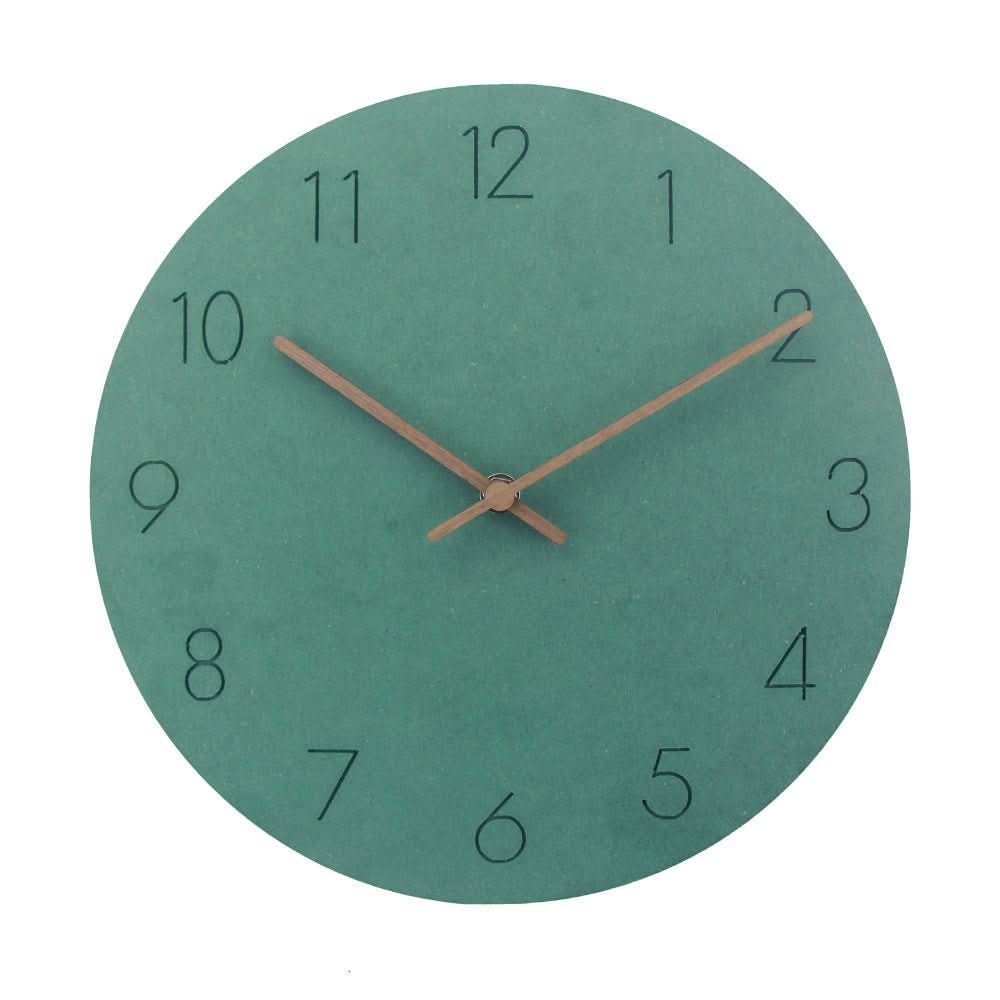 Nordic Silent Wooden Wall Clock 29 cm