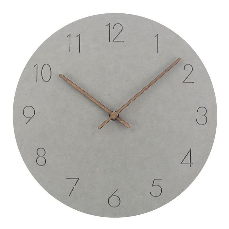 Nordic Silent Wooden Wall Clock 29 cm