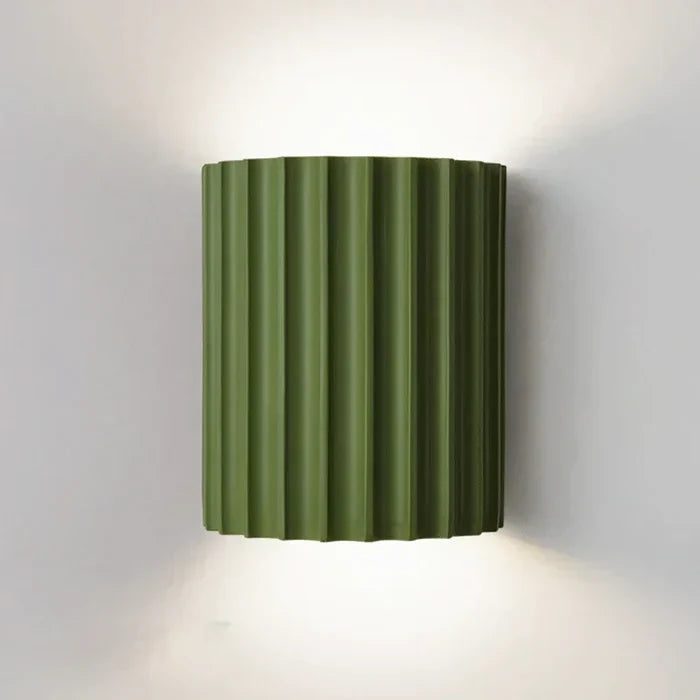 SculptAura Modern Resin LED Wall Sconce for Living Room and Hallway