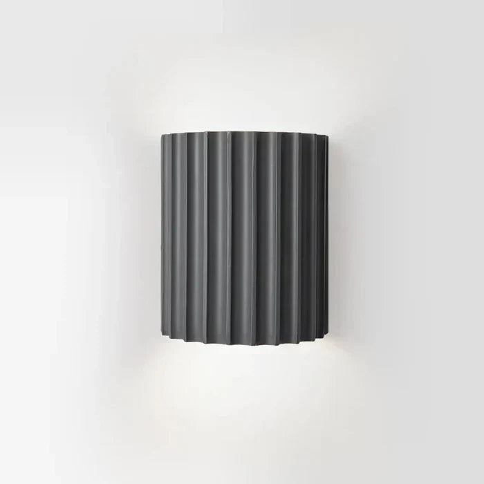SculptAura Modern Resin LED Wall Sconce for Living Room and Hallway