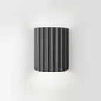 SculptAura Modern Resin LED Wall Sconce for Living Room and Hallway