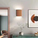 SculptAura Modern Resin LED Wall Sconce for Living Room and Hallway