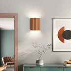 SculptAura Modern Resin LED Wall Sconce for Living Room and Hallway