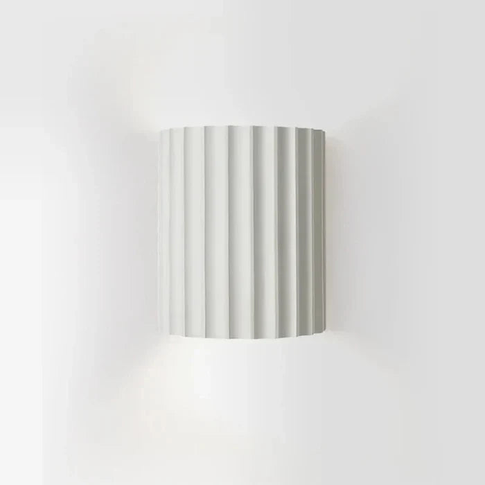 SculptAura Modern Resin LED Wall Sconce for Living Room and Hallway