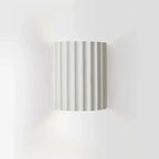 SculptAura Modern Resin LED Wall Sconce for Living Room and Hallway