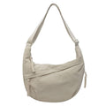 Crescent Nylon Crossbody Hobo Bag - Medium Slouchy Shoulder Purse