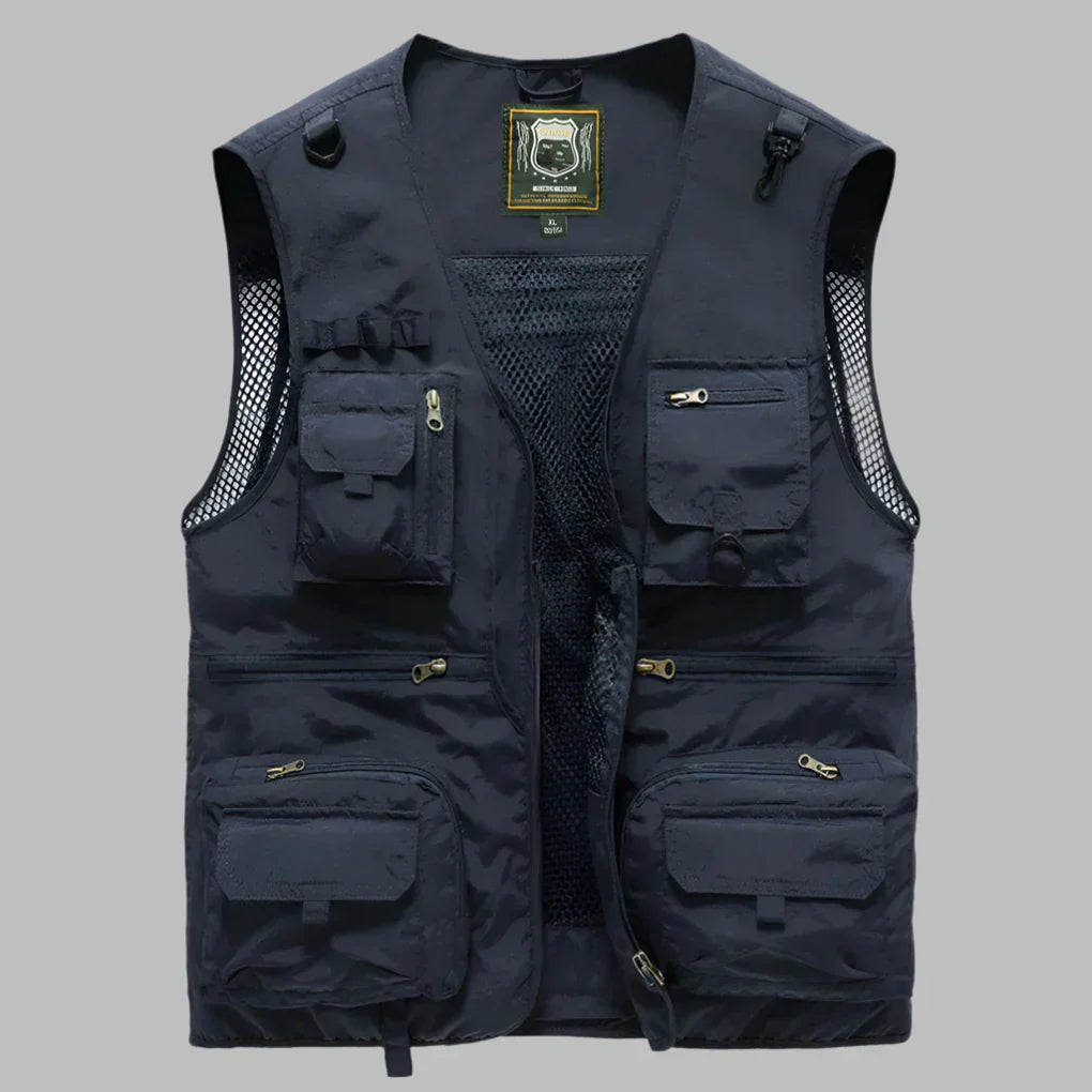 TrailCore Men's Multi Pocket Utility Vest with Lightweight Design