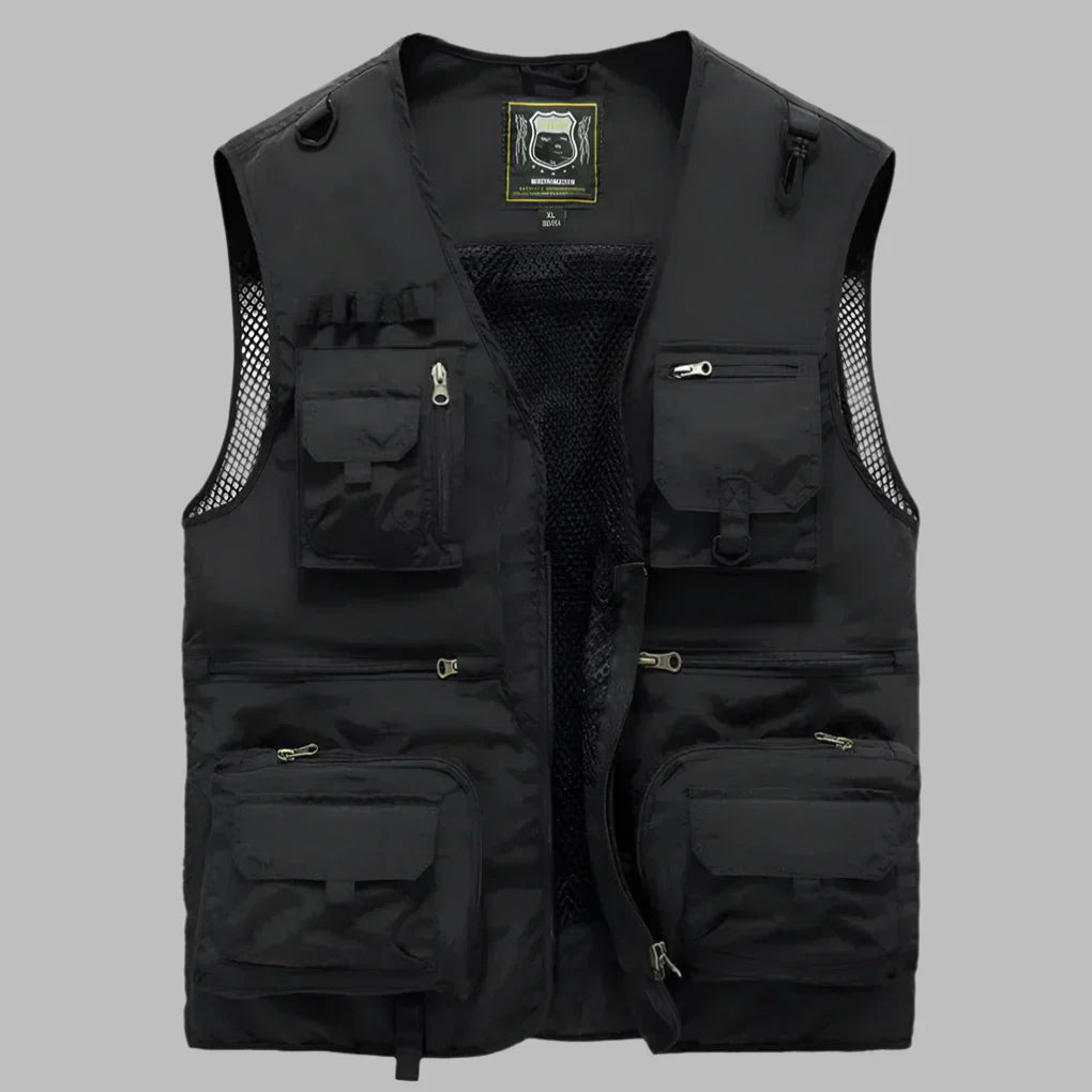 TrailCore Men's Multi Pocket Utility Vest with Lightweight Design