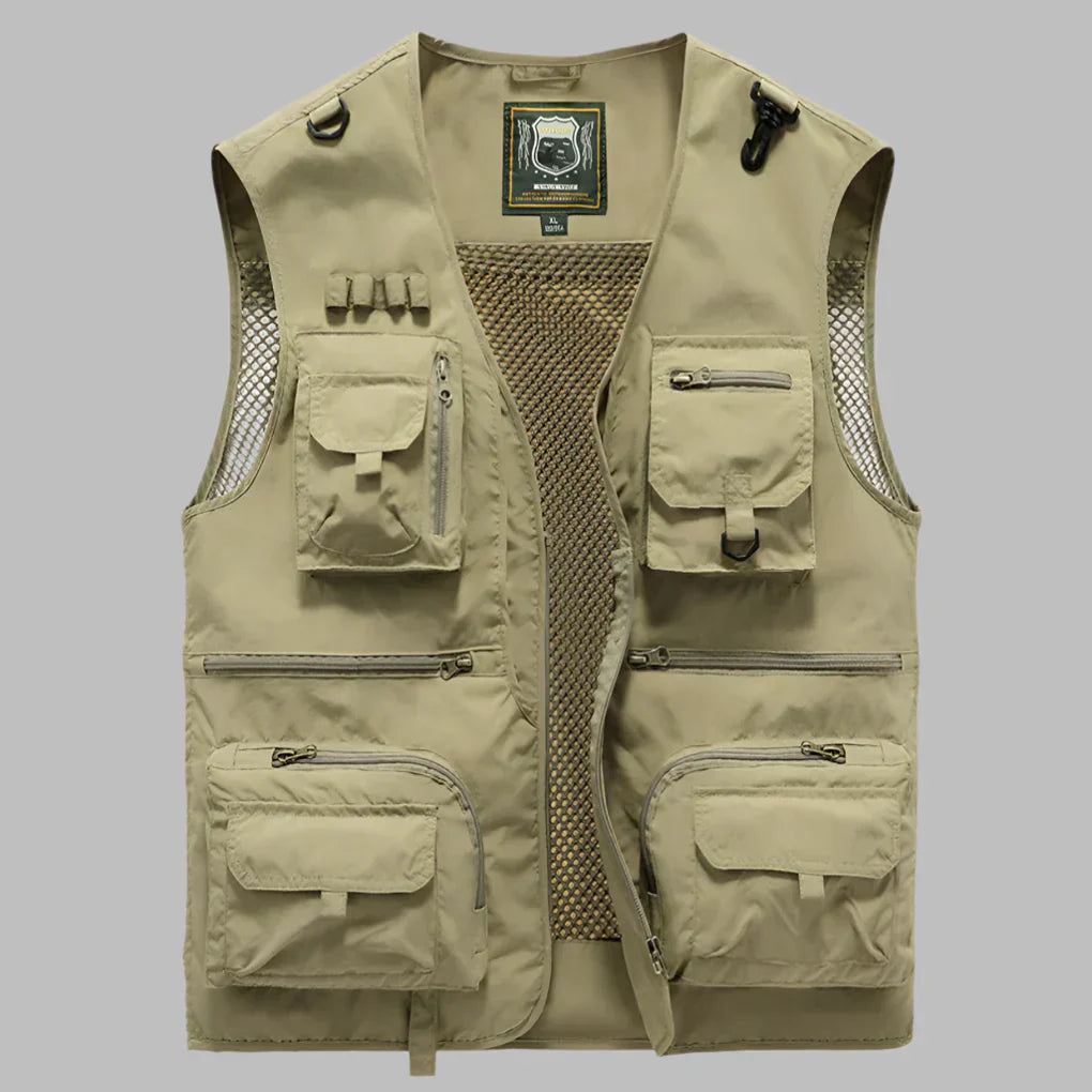 TrailCore Men's Multi Pocket Utility Vest with Lightweight Design