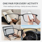 OptiFusion Progressive Reading Glasses with Photochromic Lenses
