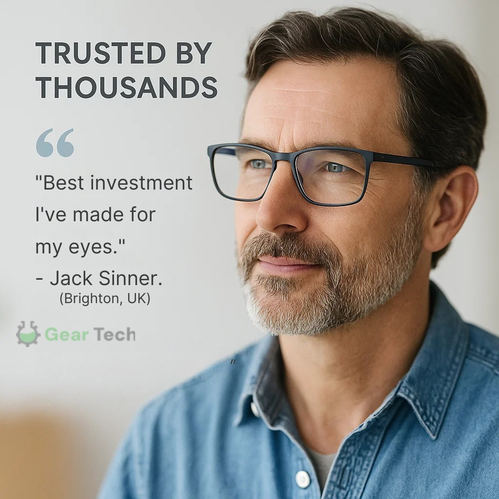 OptiFusion Progressive Reading Glasses with Photochromic Lenses