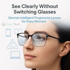 OptiFusion Progressive Reading Glasses with Photochromic Lenses