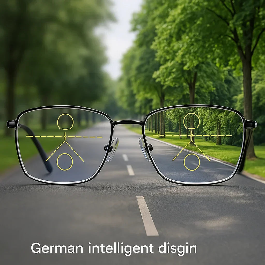 OptiFusion Progressive Reading Glasses with Photochromic Lenses