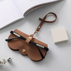 OptiGuard Soft PU Leather Glasses Case with Snap Closure