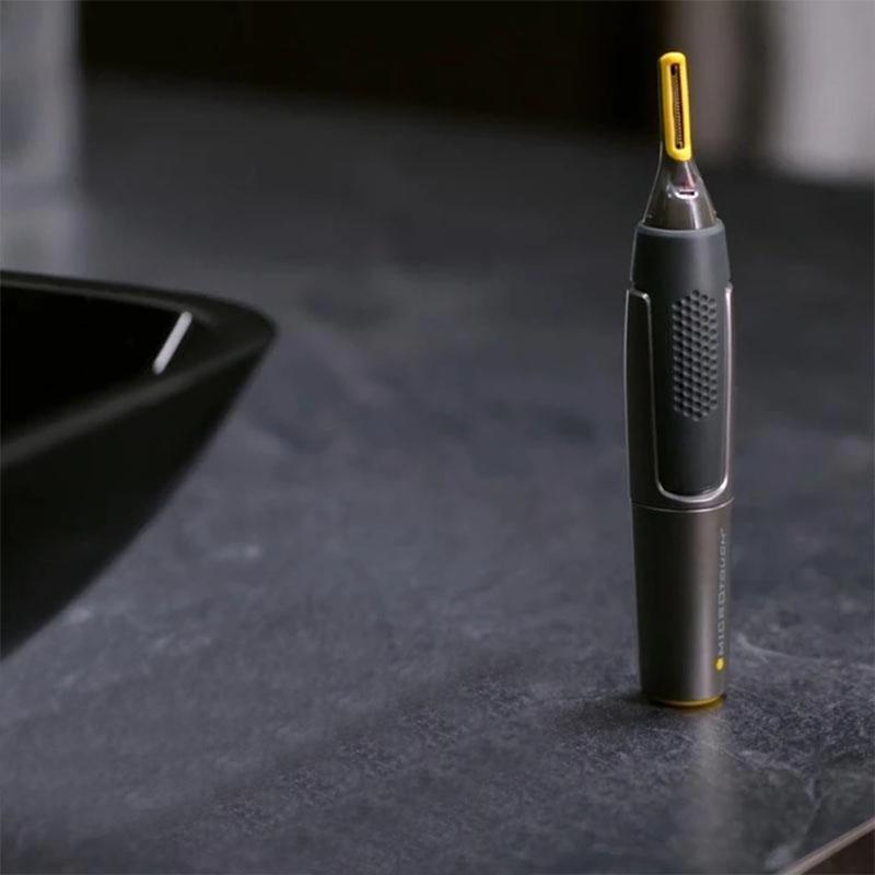 TrimEdge Precision Hair Trimmer with LED Light and Blade Guards