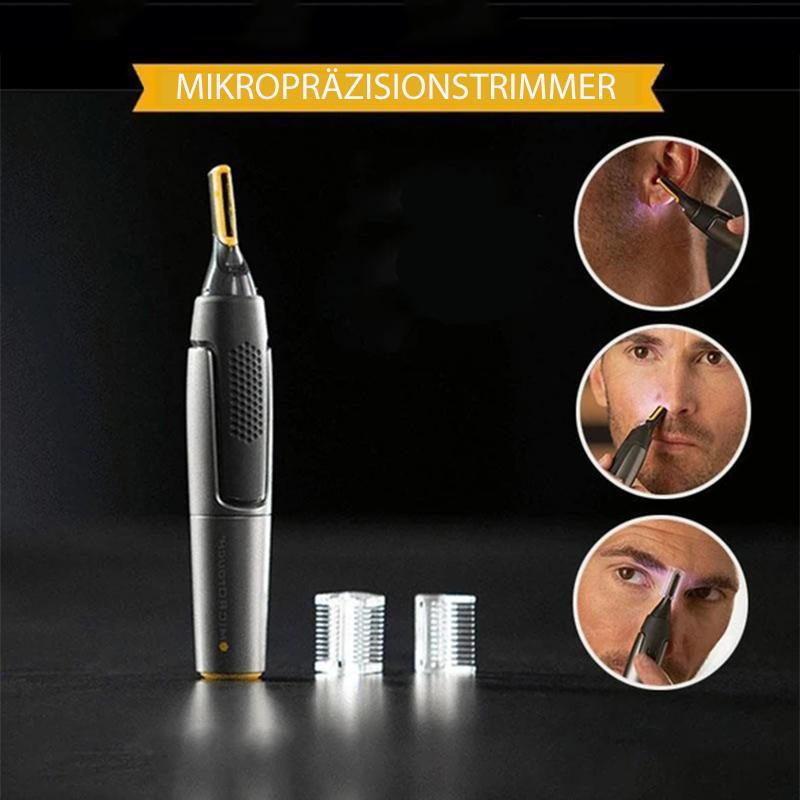 TrimEdge Precision Hair Trimmer with LED Light and Blade Guards