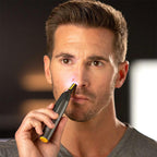 TrimEdge Precision Hair Trimmer with LED Light and Blade Guards