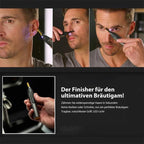 TrimEdge Precision Hair Trimmer with LED Light and Blade Guards
