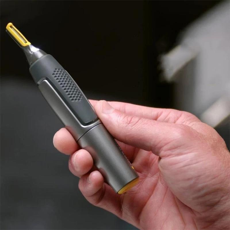 TrimEdge Precision Hair Trimmer with LED Light and Blade Guards