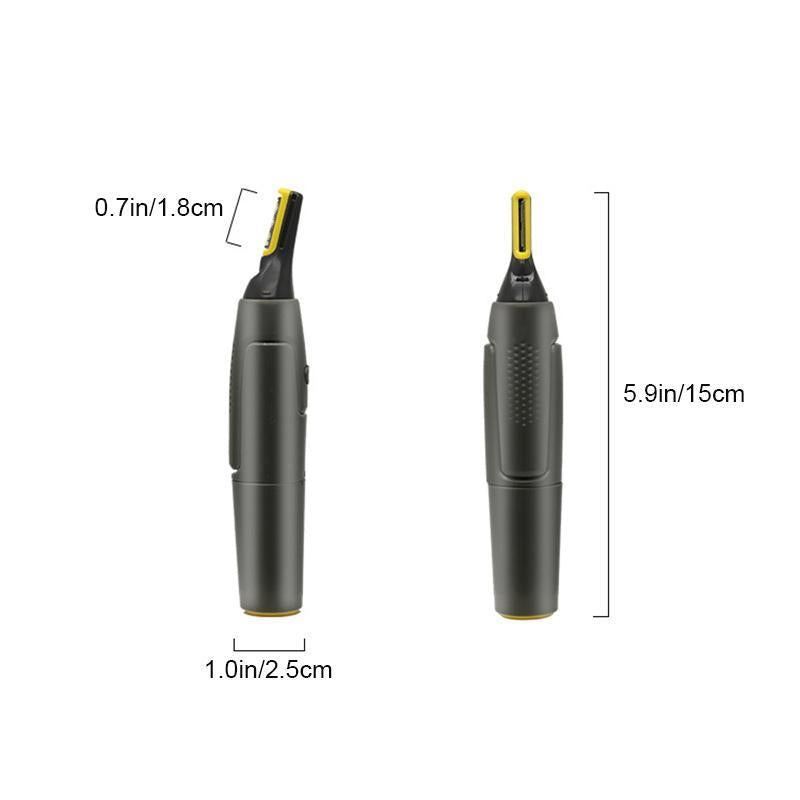 TrimEdge Precision Hair Trimmer with LED Light and Blade Guards