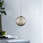 Veralya Modern Scandinavian Design Smoked Glass Pendant Light