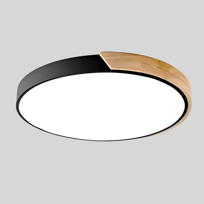 Macrolis Plafonnier LED Bois Style Nordique