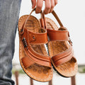 TerraStride Men's Adjustable Comfort Sandals with Cushioned Sole