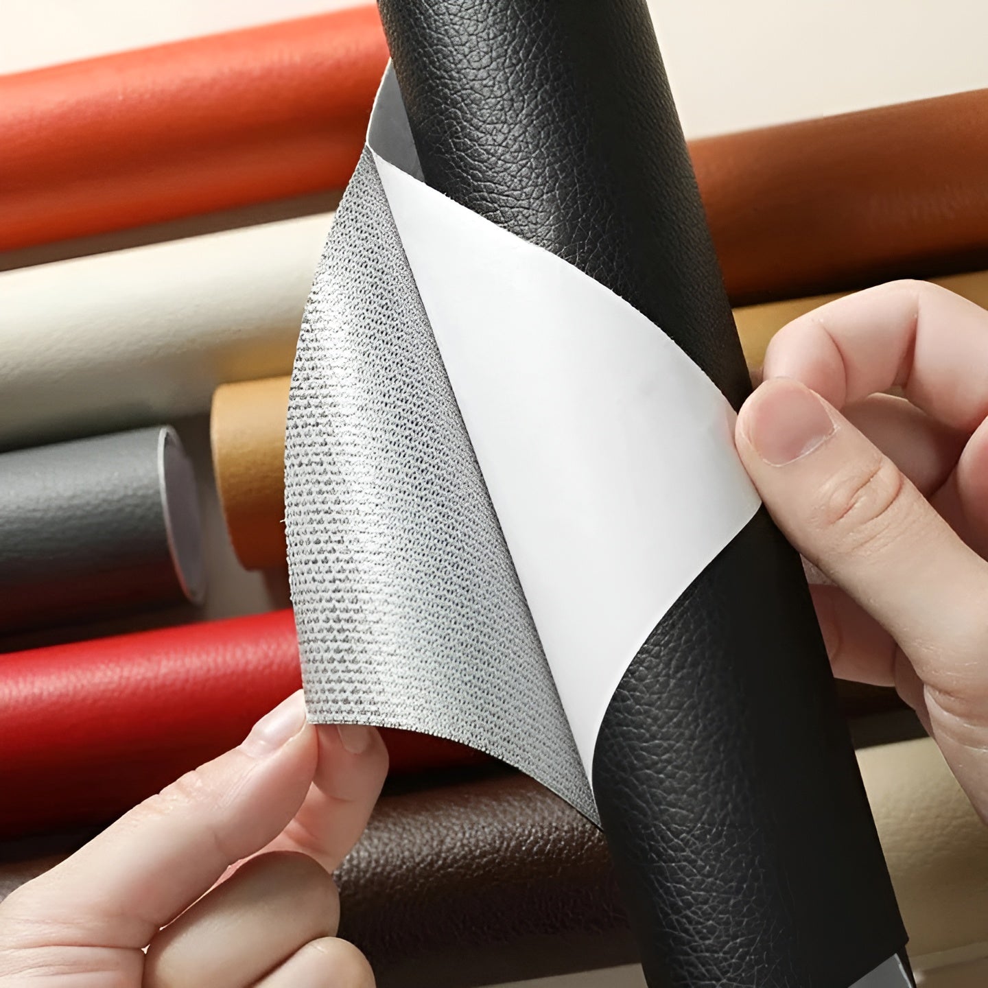 Premium Peel-and-Stick Leather Repair Patches for Furniture, Bags & Clothing