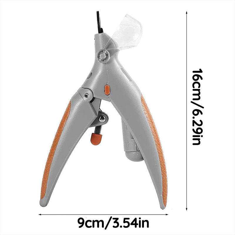 TrimSafe Pet Nail Clippers with Precision Safety Guide for Dogs