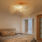Natora Zen Bamboo Rattan Ceiling Light Japanese Natural Style