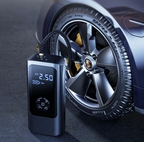 Dual Power Digital Tire Inflator – 12V Compressor with Battery & Car Connection