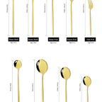 LumiTable 24-Piece Stainless Steel Cutlery Set | Modern Flatware Collection