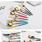 LumiTable 24-Piece Stainless Steel Cutlery Set | Modern Flatware Collection
