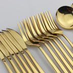 LumiTable 24-Piece Stainless Steel Cutlery Set | Modern Flatware Collection