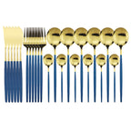 LumiTable 24-Piece Stainless Steel Cutlery Set | Modern Flatware Collection