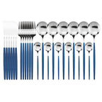 LumiTable 24-Piece Stainless Steel Cutlery Set | Modern Flatware Collection