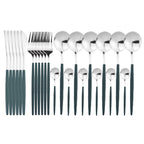 LumiTable 24-Piece Stainless Steel Cutlery Set | Modern Flatware Collection