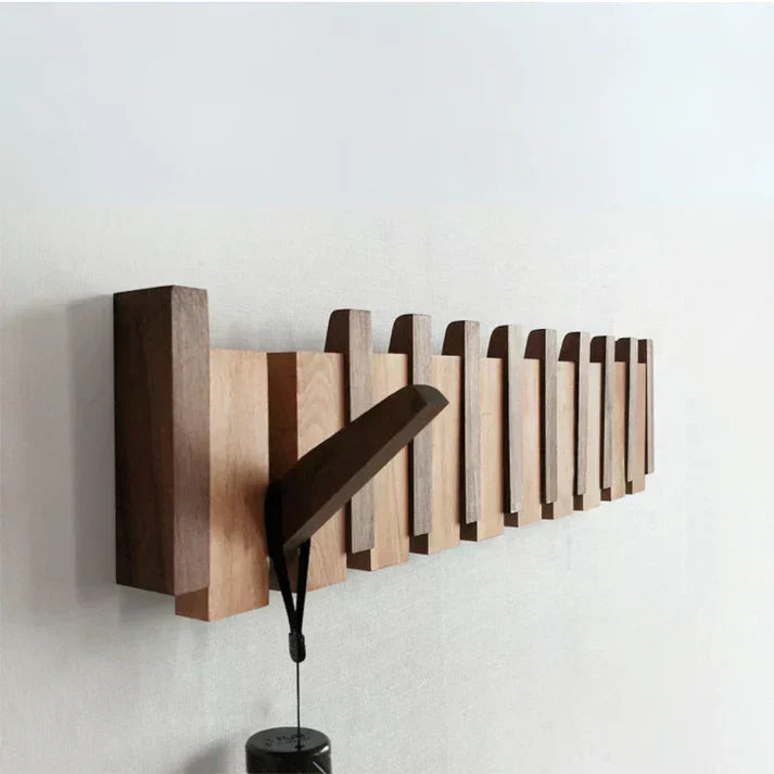 Nordeva Wall-Mounted Wooden Coat Rack