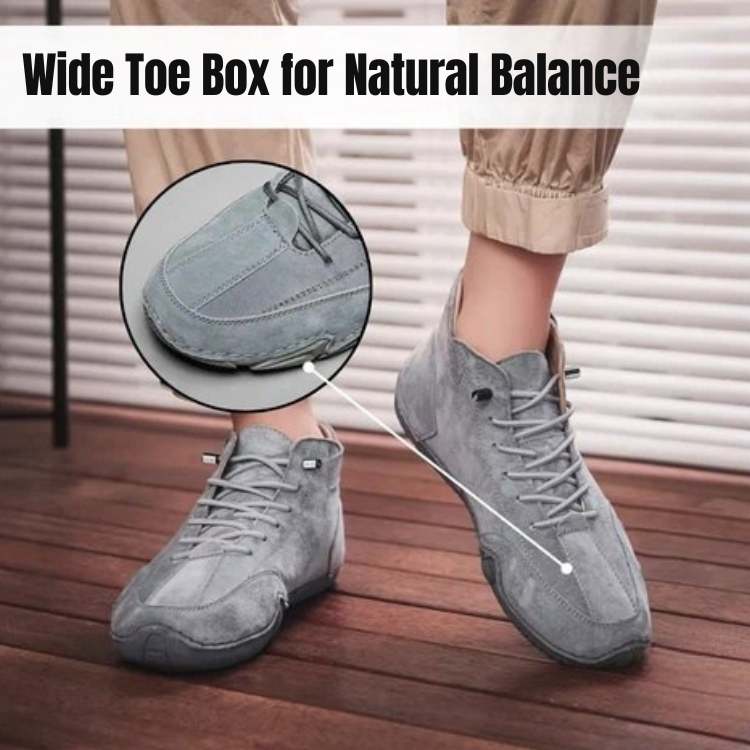 FlexStride Barefoot Walking Shoes with Wide Toe Design