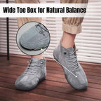FlexStride Barefoot Walking Shoes with Wide Toe Design