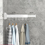Retractable Wall Mounted Clothes Drying Rack