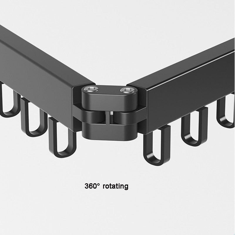 Retractable Wall Mounted Clothes Drying Rack
