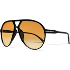 SolaraVue Oversized Square Sunglasses | UV400 Retro Aviator Eyewear