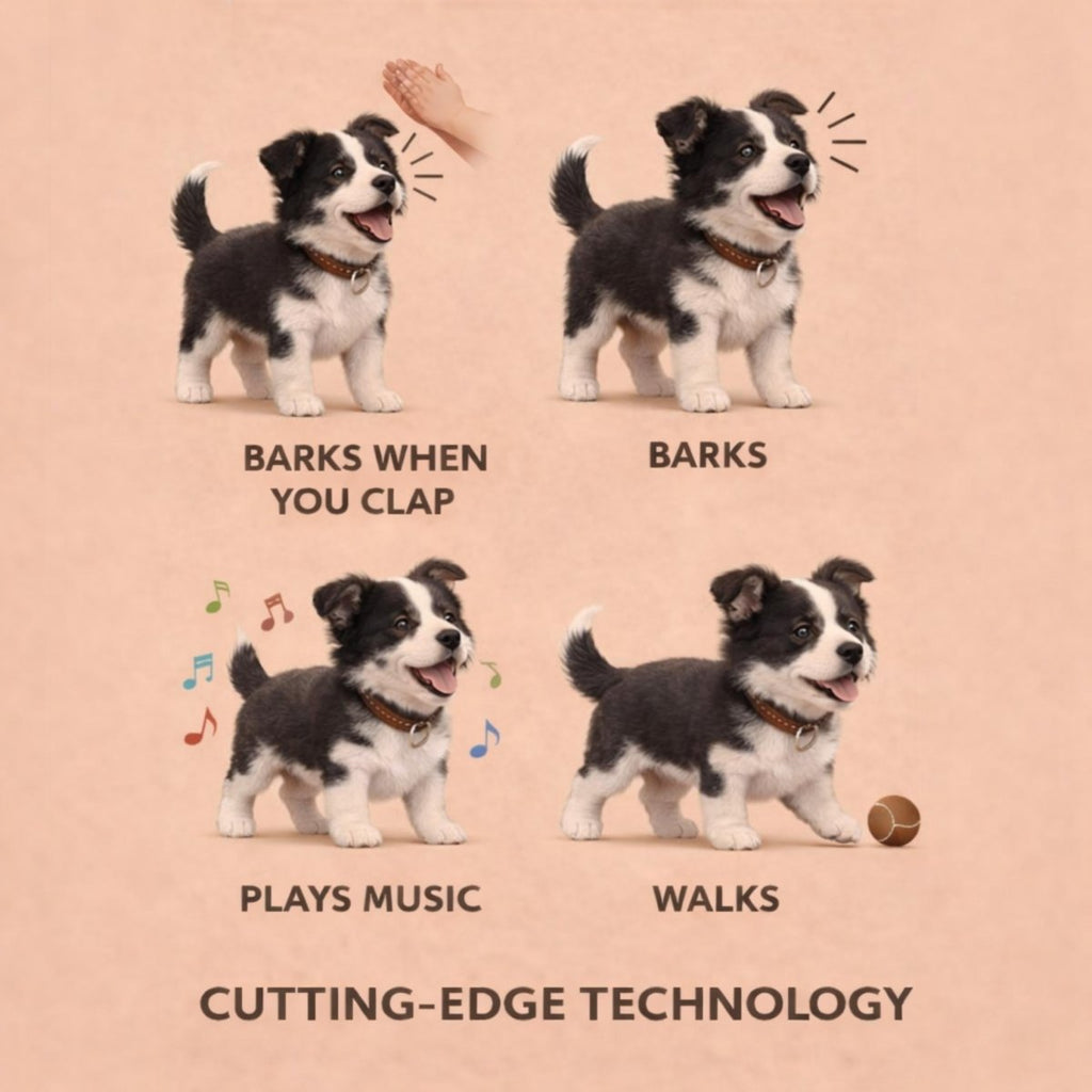 Interactive Plush Walking Toy Dog with Sound
