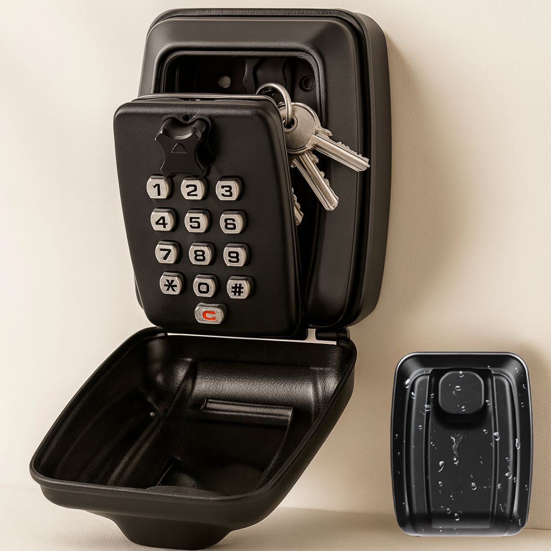 LockNest Wall Mounted Key Safe with Combination Lock for Indoor Outdoor Use