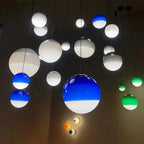 AuraVista Dimmable Glass Pendant Light for Dining Room and Bedroom