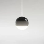 AuraVista Dimmable Glass Pendant Light for Dining Room and Bedroom
