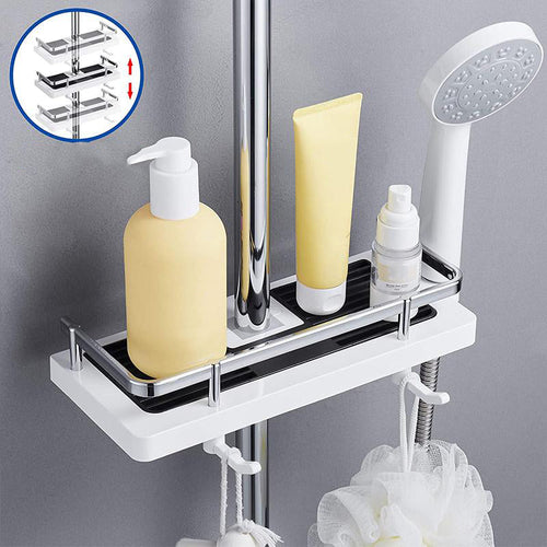 AquaStorage Shower Shelf Without Drilling in Stainless Steel