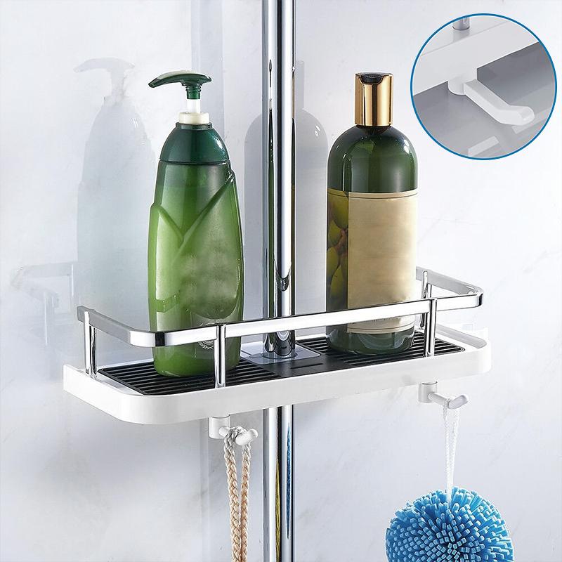 AquaStorage Shower Shelf Without Drilling in Stainless Steel