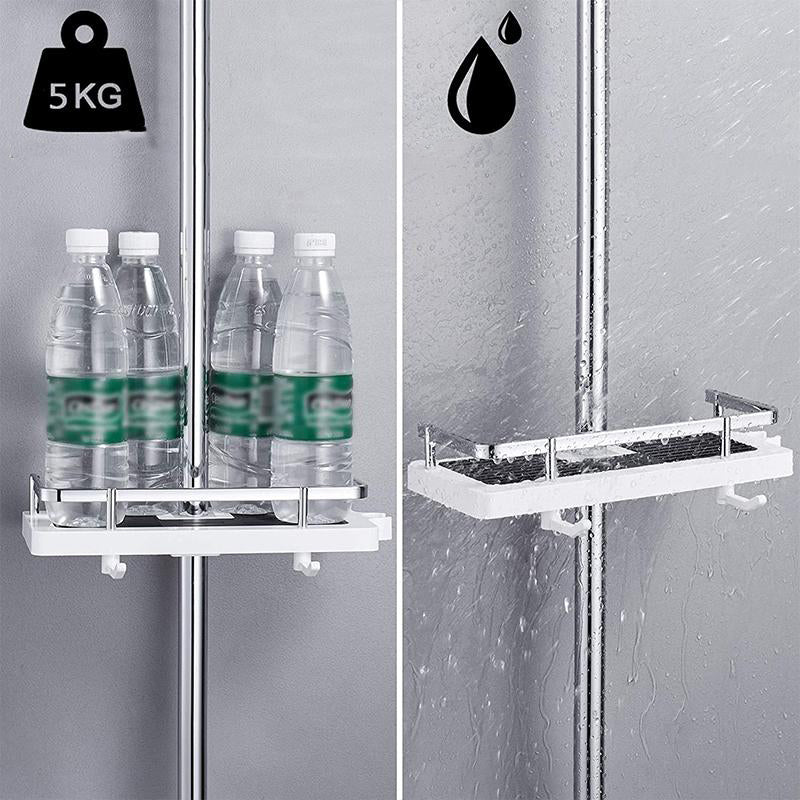 AquaStorage Shower Shelf Without Drilling in Stainless Steel
